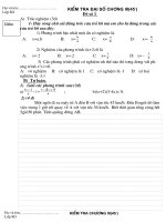 ĐẠI SỐ- KIỂM TRA-C.III
