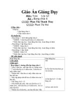 số bị chia- số chia - thương