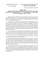 Thông báo KL của Bộ trưởng Bộ GD&ĐT tại hội thảo ''''Chỉ đạo, quản lý hoạt động đổi mới pp dh ở các trường pt''''