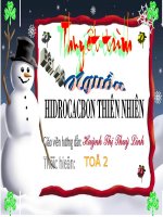 Bai 48 Hỉocacbon thien nhien