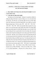 MỘT SỐ PHƯƠNG PHÁP XÁC ĐỊNH GIÁ TRỊ CÔNG TY TRONG SÁP NHẬP, MUA BÁN DOANH NGHIỆP