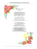 TH: Định dạng văn bản