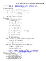 Giáo án dạy thêm phương trình lương giác-2008