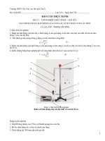Báo cáo Thực hành_Lớp 12NC_Bài 1