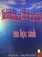 Bài 39. Quá trình hình thành các đặc điểm thích nghi ( soạn thi GVG 2009)