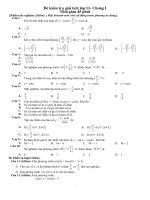 Kiểm tra đại số chương I lớp 11