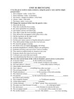 Bài tập TA8 - Unit 10