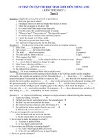 10 test ôn thi HSG Tiếng Anh