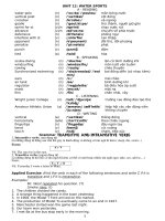 Unit 12: Vocab + Gram