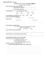 Khao sat chat luong HS lop 2.HUONG