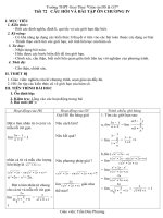 Giáo án 3cột K11-Tiết 72