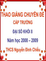 LIÊN HỆ GIỮA THỨ TỰ VÀ PHÉP NHÂN