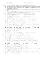 ÔN TẬP BỔ TRỢ SINH HỌC