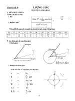 CHUYÊN ĐỀ LƯỢNG GIÁC