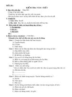 Tiết 28: Kiểm tra văn 45 phút