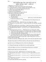 ÔN TẬP TIẾNG VIỆT GKII