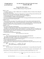 Đề Thi HSG Tỉnh Nghệ An 08-09 ( Bảng A)