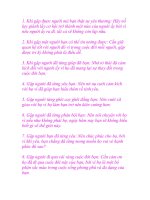 NHUNG NGUOI BAN CAN NHO DEN TRONG CUOC DOI