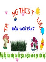 sống chết mặc bay - ngữ văn 7