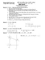 ĐỀ KHẢO SÁT CHẤT L][NGJ MÔN TOÁN 7