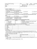 Đề kiểm tra 1tiết địa lí 8