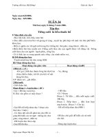 G/A lớp 4 tuần  34( chi tiết)