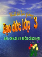 bài giảng đạo đức 3