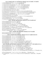 bai tập phương trình bậc hai mới