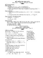 De thi HKI 12 co ban