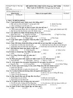 Đề thi học kì II Sử 10 Cơ bản