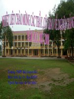 Thao giảng GVG Tỉnh Thái Binh