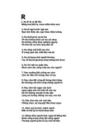 Ca dao, tục ngữ  bắt đầu chữ R
