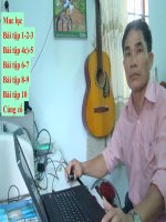 BÀI TẬP PHƯƠNG TRÌNH MẶT PHẲNG