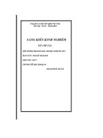 sáng kiếm kinh nghiệm lớp 1