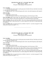 Đề KTHK1-2008-2009