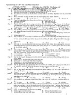 ĐỀ KTRA 45 PHÚT CHUYỂN ĐỘNG QUAY CVR