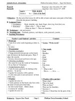 Tiếng anh 6 -Kỳ II