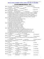 240 câu trắc nghiệm T.Anh (Thi TN-ĐH)