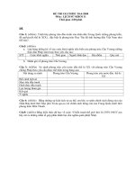 Đề và đ.án Olympic Sử 11 năm 2008