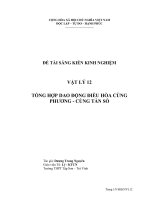 PP giải BT Tổng hợp DĐĐH