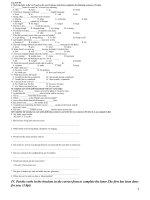 ĐỀ thi HSG các năm