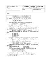 ĐỀ KIỂM TRA 1 TIẾT TỪ BÀI 1-8