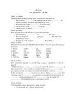 đề thi thử đại học môn anh văn - đề số 20