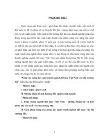 Giải pháp nâng cao năng lực cạnh tranh ngành dệt may vào thị trường Mỹ