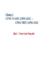 góc và cung lượng giác (nội dung chính) do Nguyễn Minh Hồng