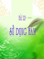 Nghe tin 11- Su dung ham