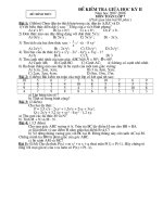 Kiem tra giua ki II toan 7