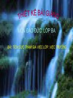 bài giảng đạo đức