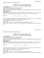 de kiem tra dau nam Ly 12,THPT NTMinh Khai