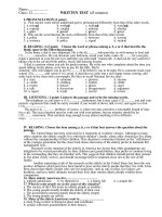 kiem tra 1 tiet khoi 12 chuong trinh chuan